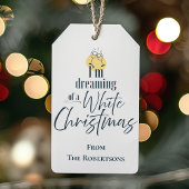 I'm Dreaming Of A White Wine Christmas ギフトタグ
