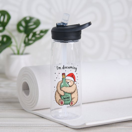 I'm Dreaming of a Wine Christmas  ウォーターボトル (ヨガ (回転後))