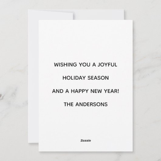 I'm Dreaming of a Wine Christmas  シーズンカード (裏面)