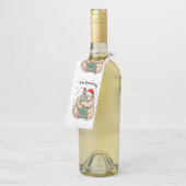 I'm Dreaming of a Wine Christmas ボトルネックタグ (アングル)