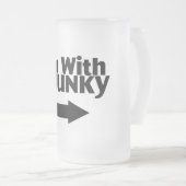 Im Drunkyと フロストグラスビールジョッキ (正面右)