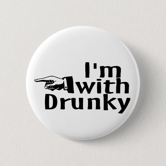 Im Drunkyと 缶バッジ (正面)