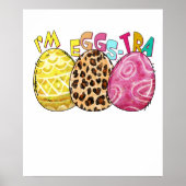 i'm egg-stra, retro, vintage ポスター (正面)