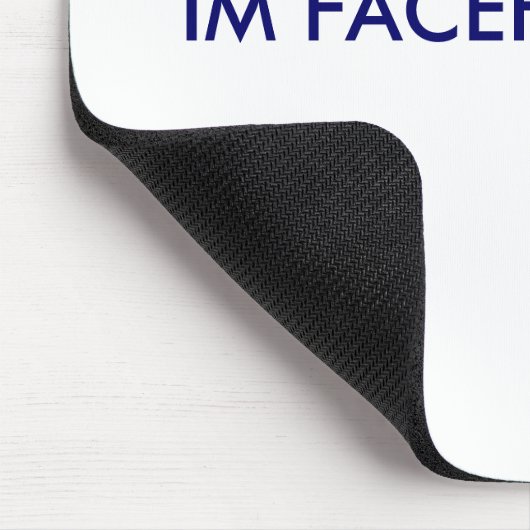 IM FACEHOOKED! マウスパッド (コーナー)