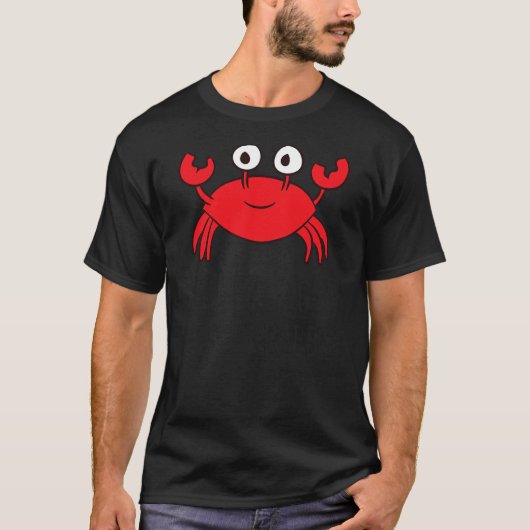 I'm Feeling A Little Crabby Seafood Funny Cartoon Tシャツ (正面)