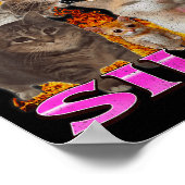 I'm Feeling Silly Funny Cat Meme Bootleg Graphic F ポスター (角)