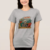 「I'm Fine」スカルTシャツ トライブレンドＴシャツ (正面)