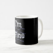 I'm fine 予防啓発 コーヒーマグカップ (正面右)