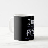 I'm fine 予防啓発 コーヒーマグカップ (正面左)