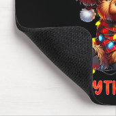 I'm Fine Everything Is Fine Christmas Highland Cow マウスパッド (コーナー)