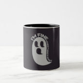 I'm Fine, Everything's Ghost Mug ツートーンマグカップ (中央)
