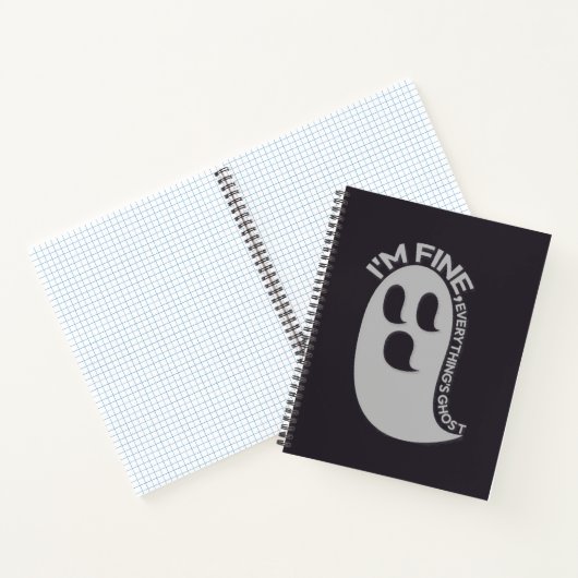 I'm Fine, Everything's Ghost Spiral Notebook ノートブック (内部)