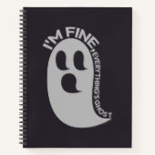 I'm Fine, Everything's Ghost Spiral Notebook ノートブック (正面)