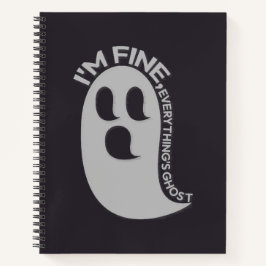 I'm Fine, Everything's Ghost Spiral Notebook ノートブック