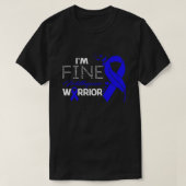 I'm Fine Ichthyosis Warrior Awareness Feather Tシャツ (デザイン正面)