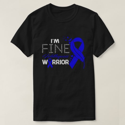 I'm Fine Ichthyosis Warrior Awareness Feather Tシャツ (デザイン正面)