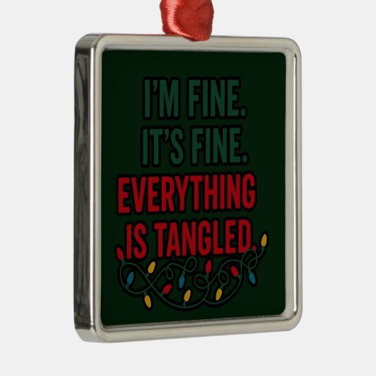 I'm Fine, It's Fine. Everything is Tangled メタルオーナメント (右)