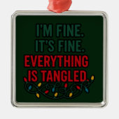 I'm Fine, It's Fine. Everything is Tangled メタルオーナメント (正面)