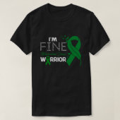 I'm Fine Mitochondrial Disease Warrior Awareness F Tシャツ (デザイン正面)