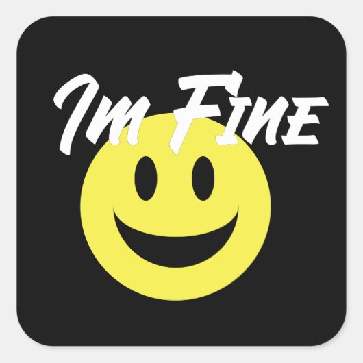 Im Fine Sticker スクエアシール (正面)