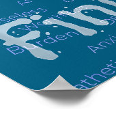 I'm Fine Suicide Prevention Awareness  ポスター (角)