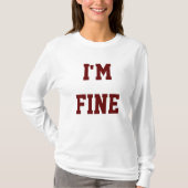 I'm fine Tシャツ (正面)