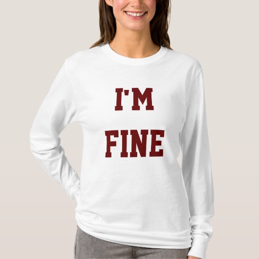 I'm fine Tシャツ (正面)