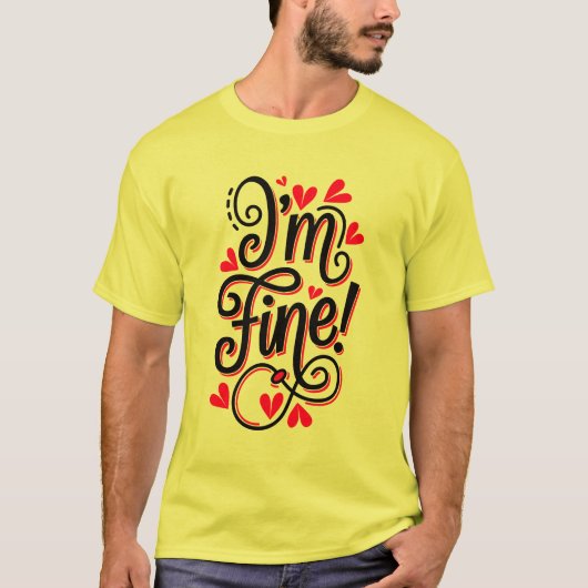 Im fine tシャツ (正面)