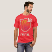 I'm Fine Vuln Stacks [FFXIV] (2) Tシャツ (正面フル)