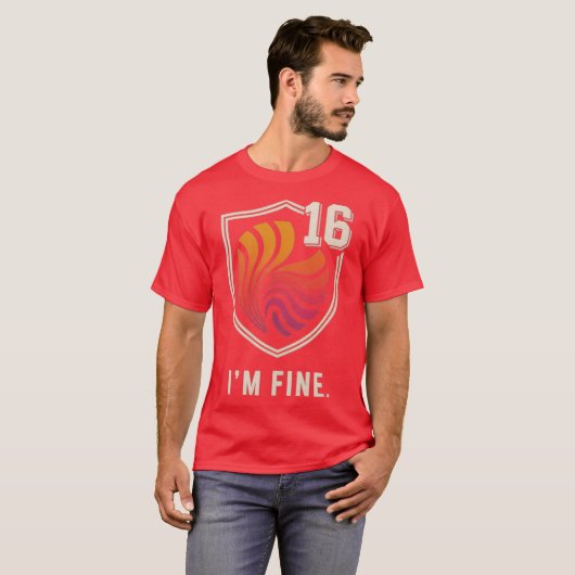 I'm Fine Vuln Stacks [FFXIV] (2) Tシャツ (正面フル)