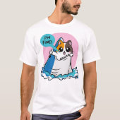 I'm fine with a shark attack tシャツ (正面)