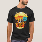 I'm fine with an explosion tシャツ (正面)