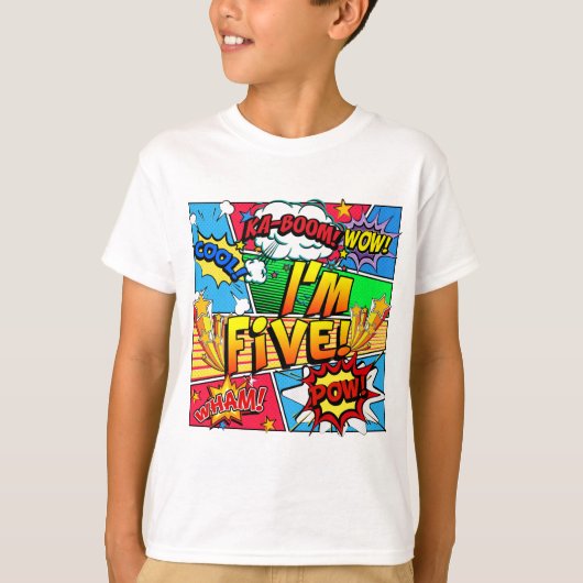 I'm Five漫画 Tシャツ (正面)