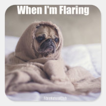 I'm Flaring線維筋痛ステッカー