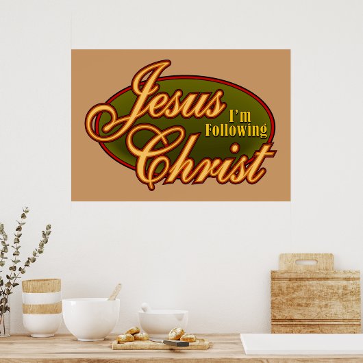 I'm Following Jesus Christ ポスター (キッチン)