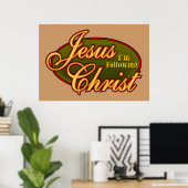 I'm Following Jesus Christ ポスター (ホームオフィス)