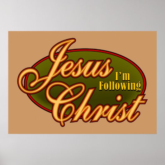 I'm Following Jesus Christ ポスター (正面)