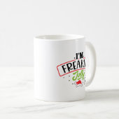 I'm Freaking Jolly Christmas Funny コーヒーマグカップ (正面右)