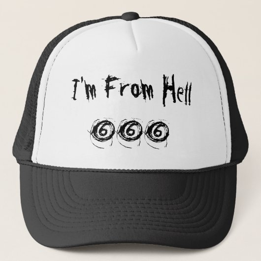 I'm From Hell 666 キャップ (正面)