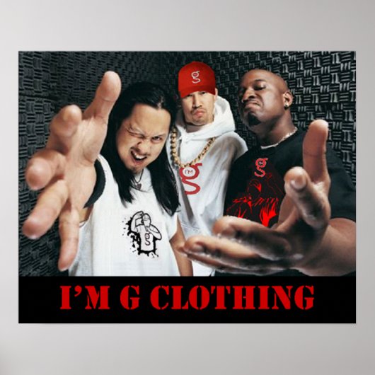 I'm G Clothing – ポスター (正面)