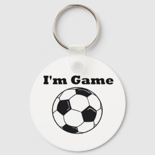 I'm Game (サッカー/サッカー) キーホルダー