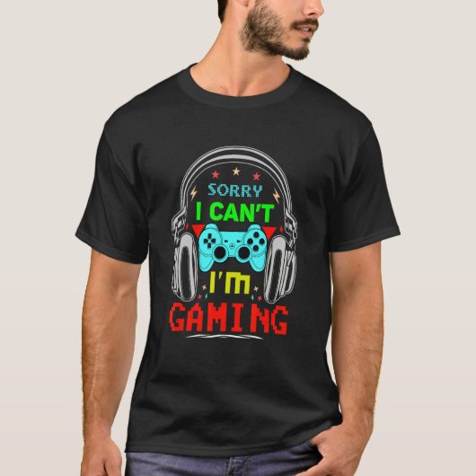 I'm Gaming Video Games Funny Gamer Gift For Boys T Tシャツ (正面)