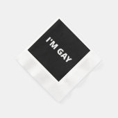 I'm Gay 縁ありカクテルナプキン (角)