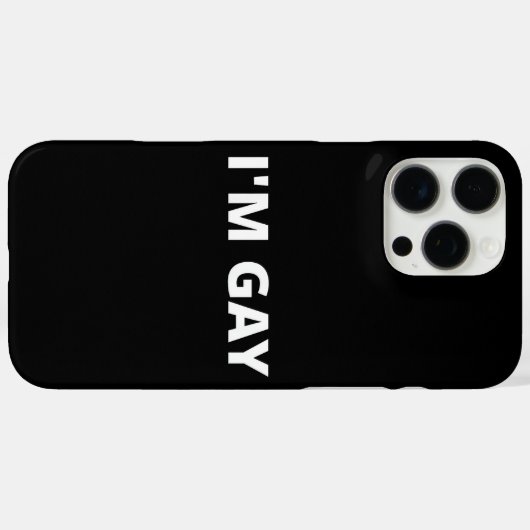 I'm Gay Case-Mate iPhoneケース (裏面 (横))