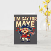 I'm Gay For Maye Funny Hearts カード (黄色い花)