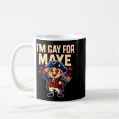 I'm Gay For Maye Funny Hearts  コーヒーマグカップ (左)