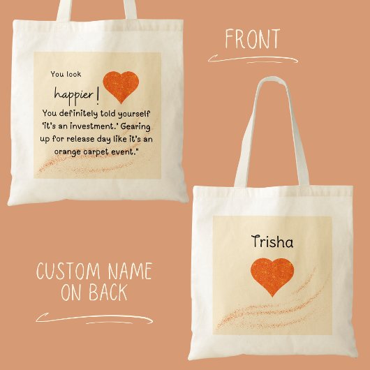 I'm gearing up for release day"  トートバッグ