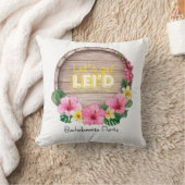 I'm Getting Maui'd Let's Get Lei'd Reversible クッション (ブランケット)