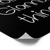 I'm Gianna Doing Funny Things Women Name Birthday  ポスター (角)