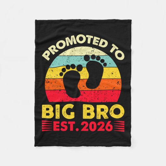 Im Going To Be A Big Brother 2026 Promoted To Big  フリースブランケット (正面)